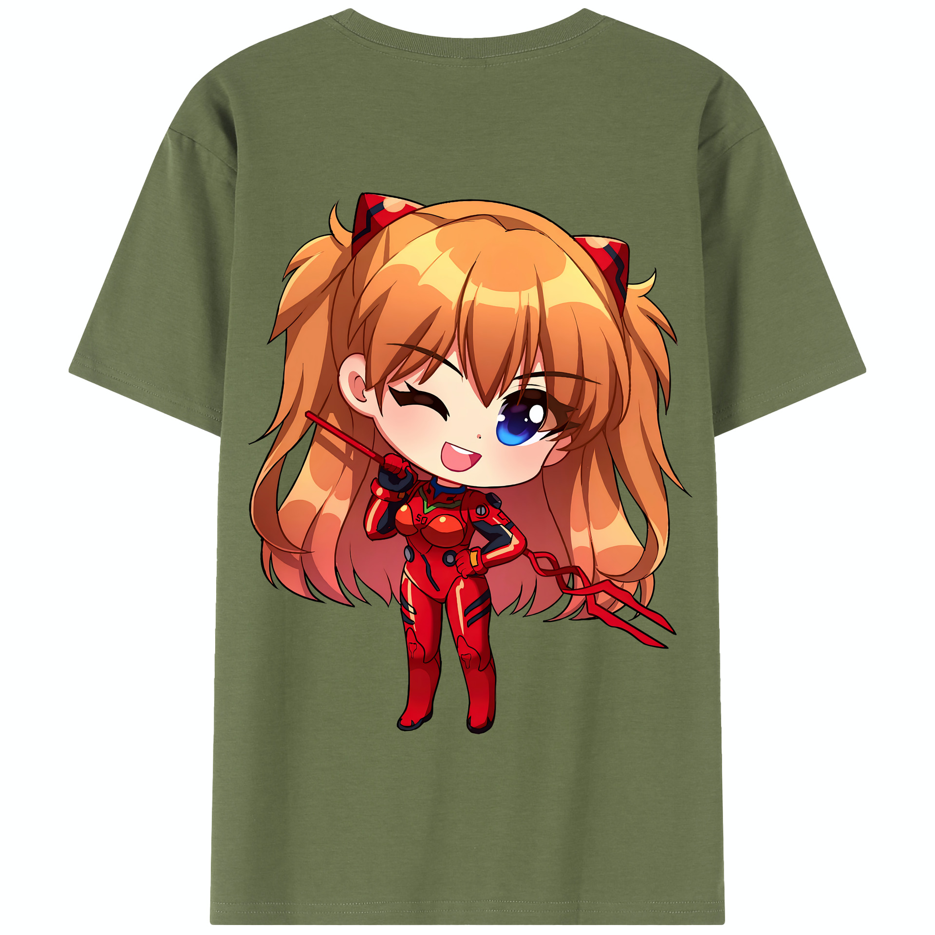 （画像用） EVA 新世紀エヴァンゲリオン 綿100％半袖Tシャツ（背面プリント）